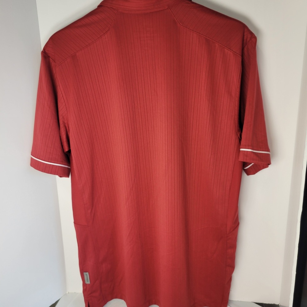Nike Alabama Crimson Tide Dri-FIT Polo Shirt Mens Red Short Sleeve Pocket M - Picture 6 of 9
